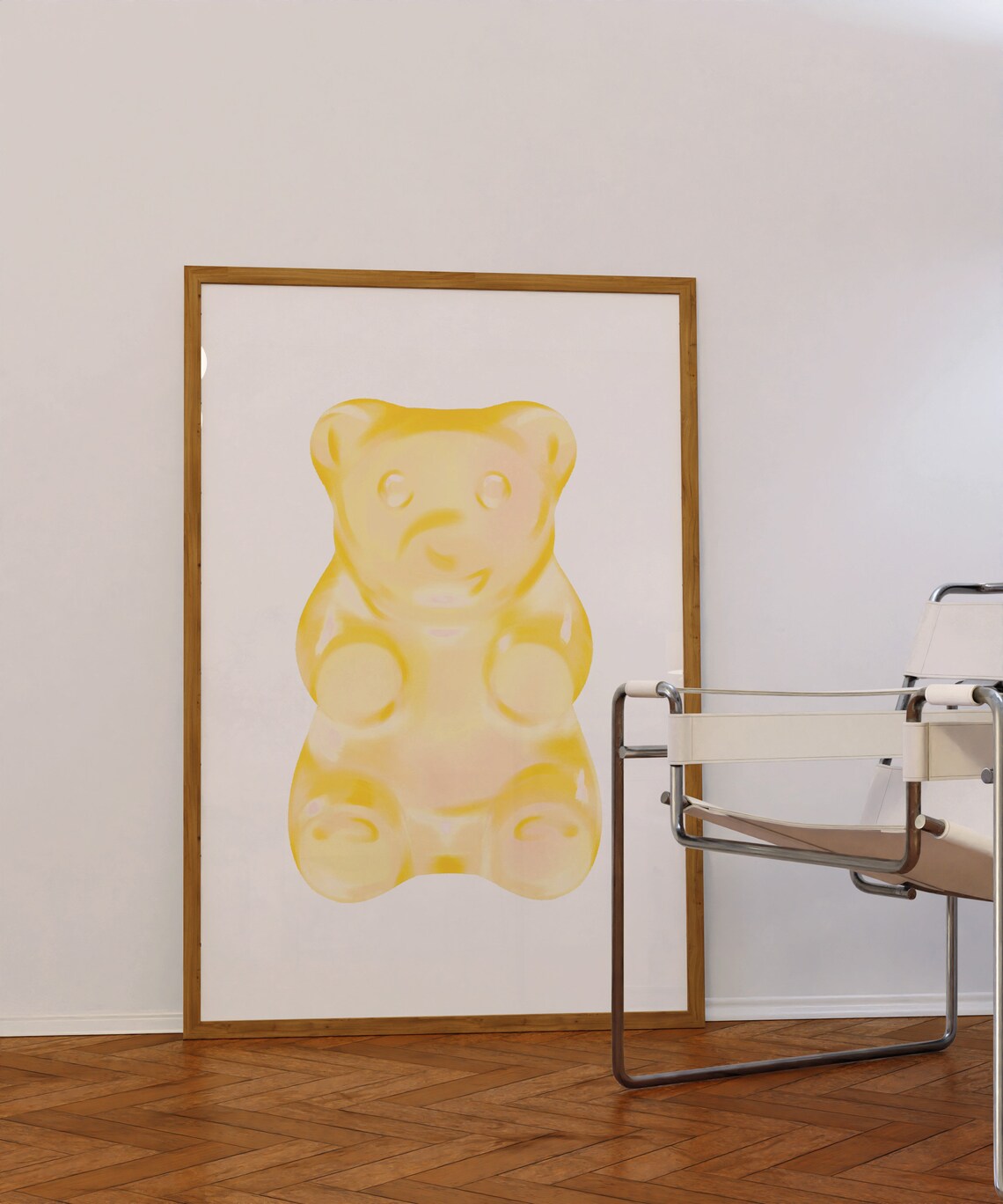 Gummy Bear Retro Art Print, Preppy Decor