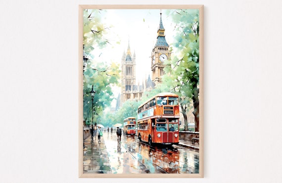 London Housewarming Gift Travel Poster