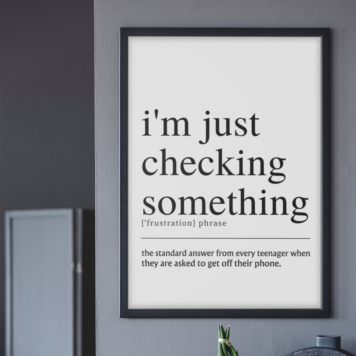 Funny Definition Print Fun Teen Wall Decor Kids Room Decor Girl Wall Art Boys Bedroom Art Dorm Wall Art Teenager Posters - Image 3