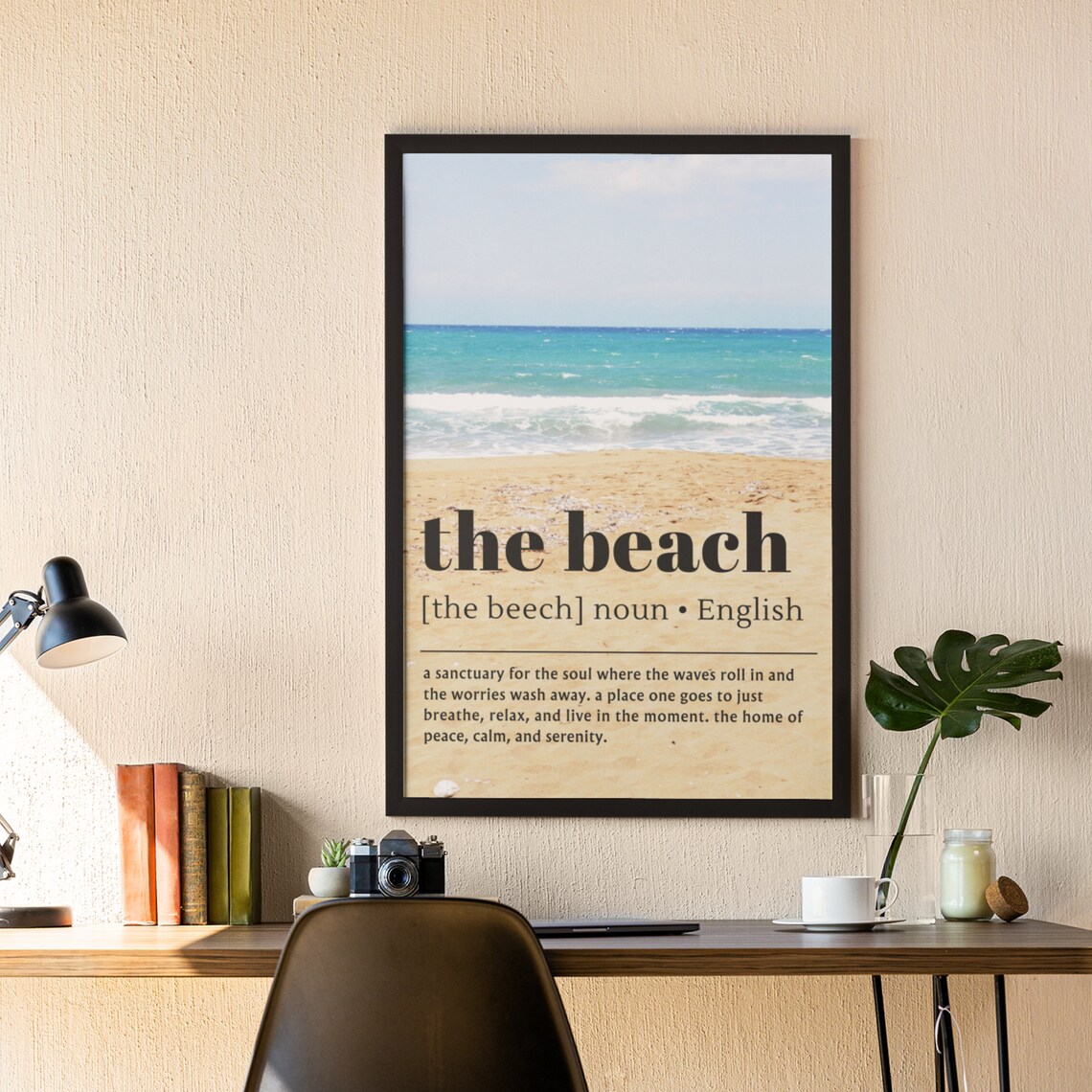 Beach House Definition Print, Coastal Decor Poster - Image 3
