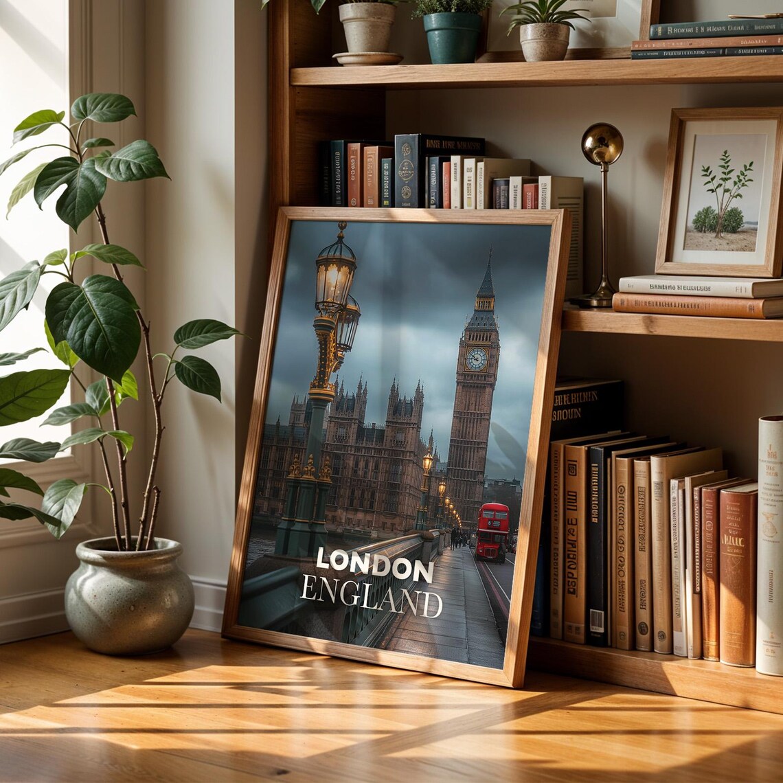 London Big Ben Print Vibrant Uk Cityscape Wall Art