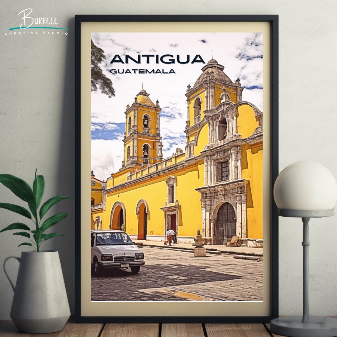 Antigua Guatemala Architecture Travel Poster Wall Art Poster Print - Image 5