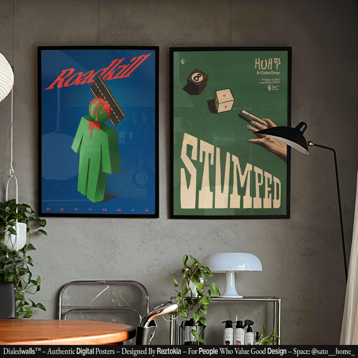 Roadkill Poster Retro Wall Art Surreal Print Bold Graphic Art Vintage Poster Quirky Typography Print Print - Image 4