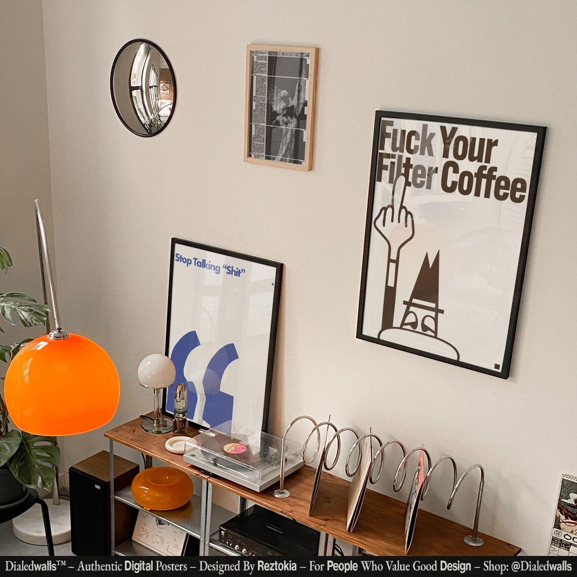 Filter Coffee Wall Art Unique Wall Prints Retro Espressos Print Poster Print Creative Bialetti Poster - Image 2