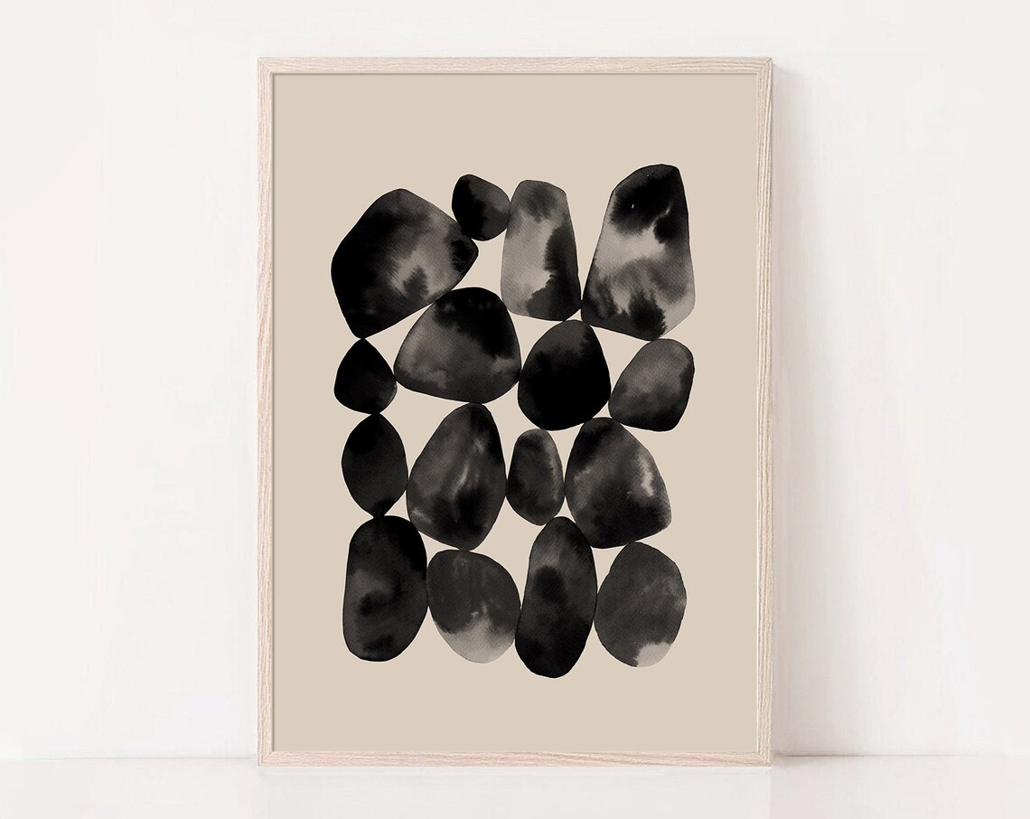 Abstract Geometric Print, Minimalist Wall Art - Image 3