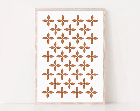 Geometric Pattern Wall Art Print Minimalist Wall Art Boho Decor Abstract Art Print Instant Minimalist Print Modern Print