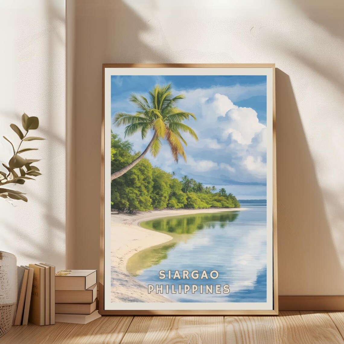 Siargao Philippines Travel Poster, Tropical Beach - Image 2