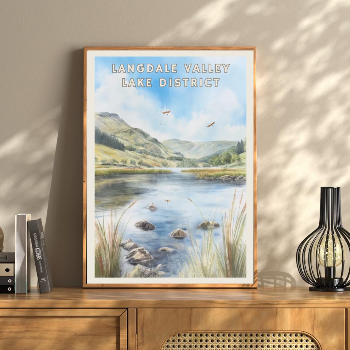 Langdale Valley, Lake District Travel Poster - Image 3