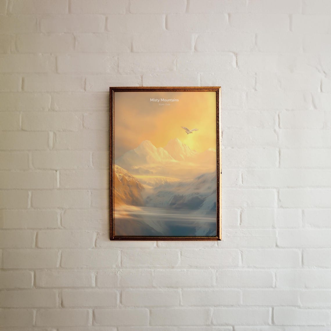 The Lord Of The Rings, Misty Mountains Art Print - Image 2