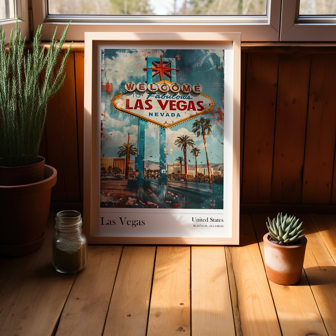 Las Vegas Nevada, Housewarming Gift Poster - Image 5