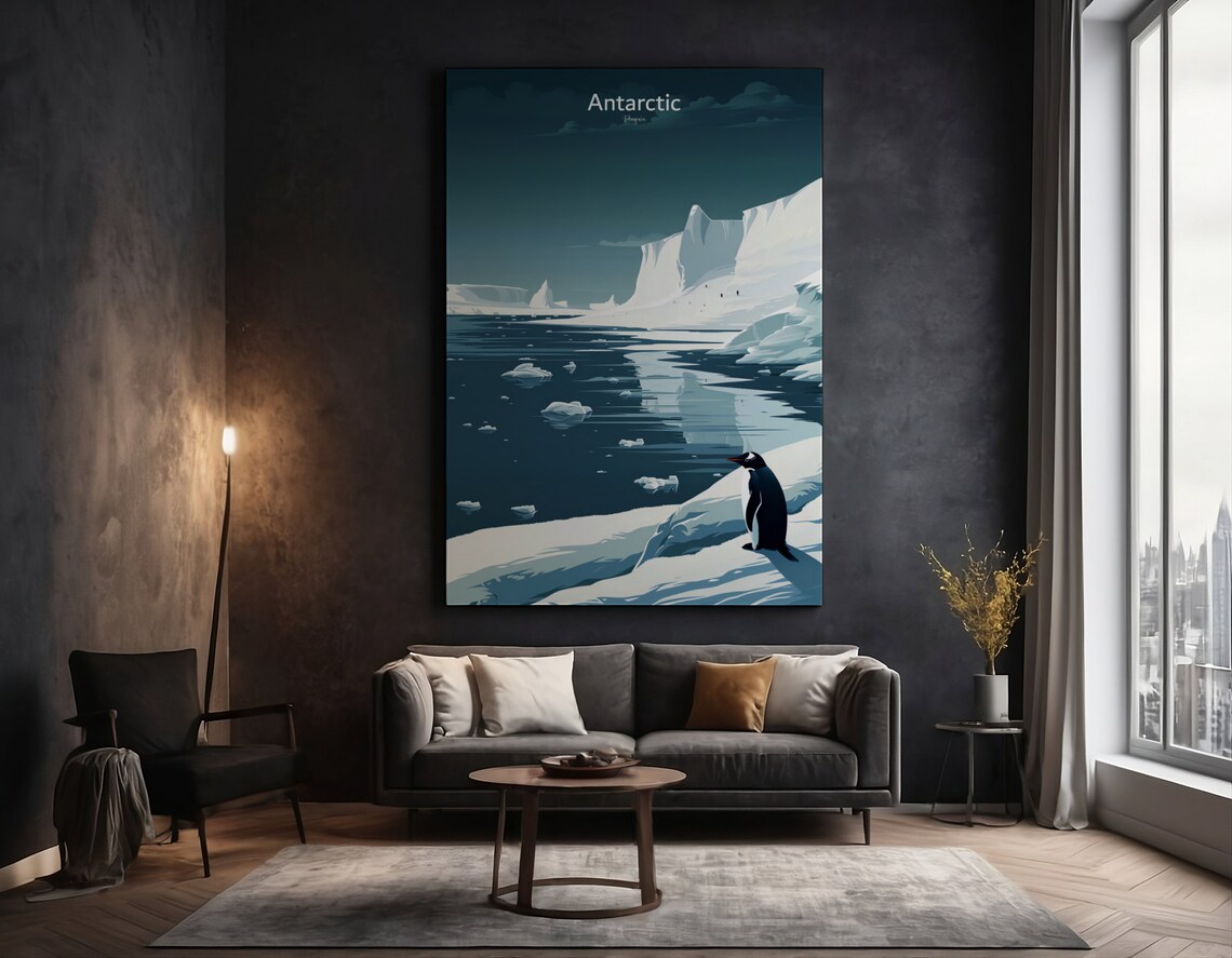 Antarctica Penguin Nature, South Pole Poster Print - Image 5