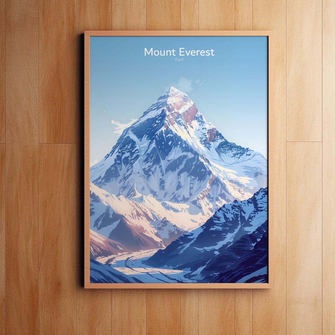 Mount Everest Poster, Himalayas Summit Gift - Image 4
