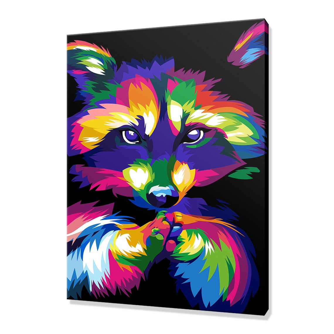 Raccoon Art Print, Animal Wall Decor for Home