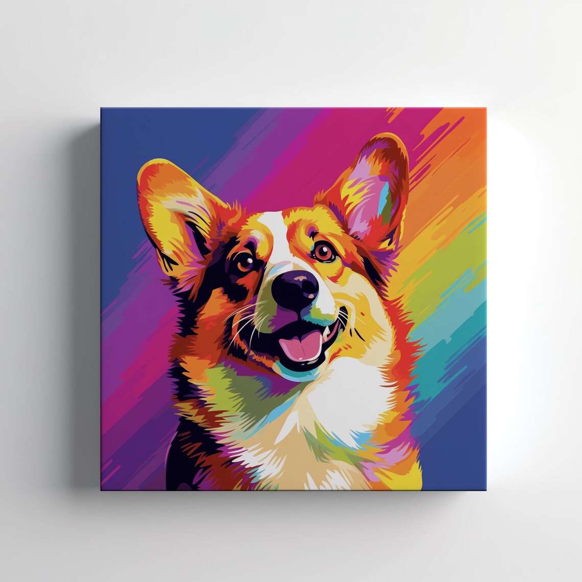 Corgi Dog Contemporary Wall Art Print, Dog Lovers - Image 3