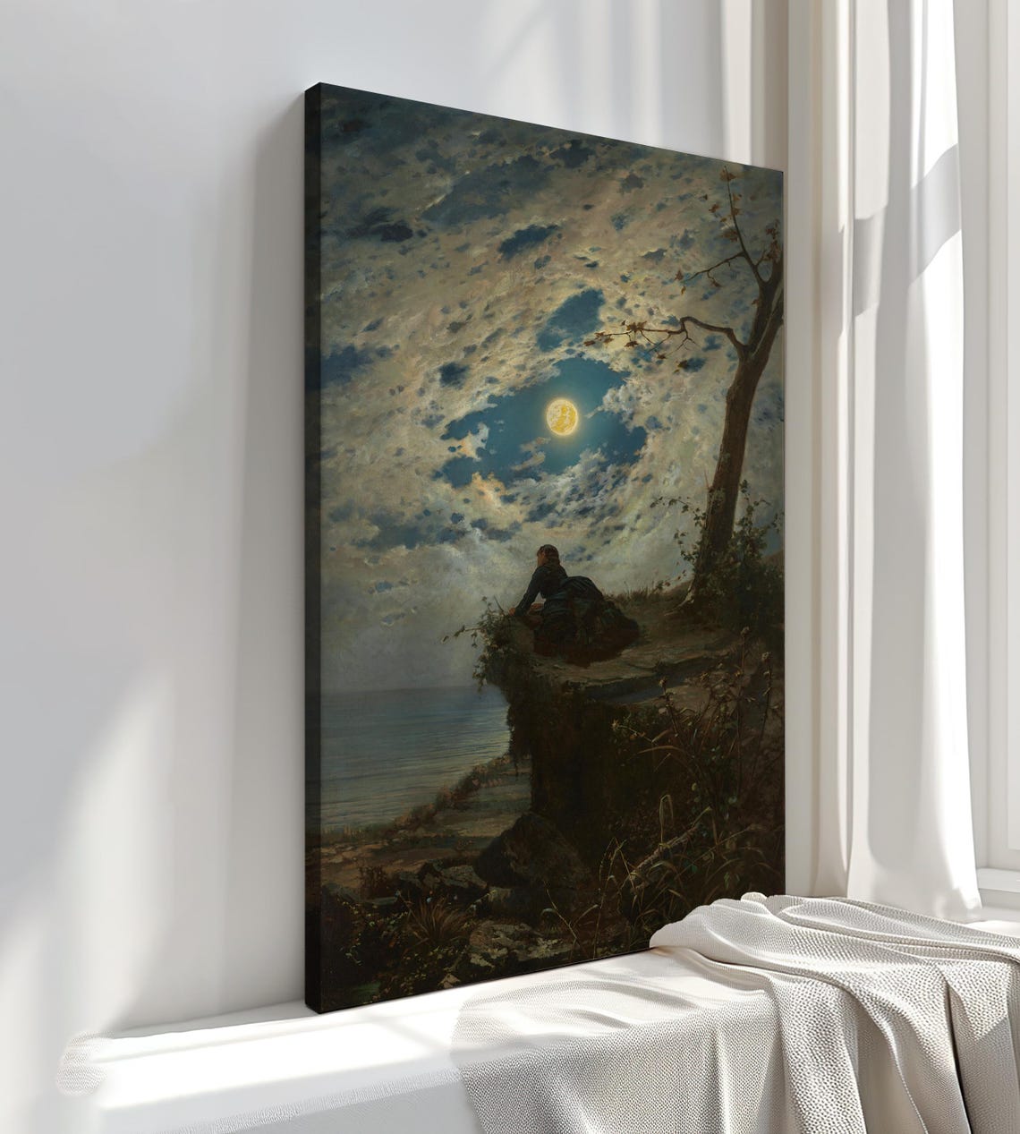 And She Never Returned Print Classic Painting Reproduction Wall Art Decor Home Dcor Masterpiece By Alfonso Simonetti - Image 3