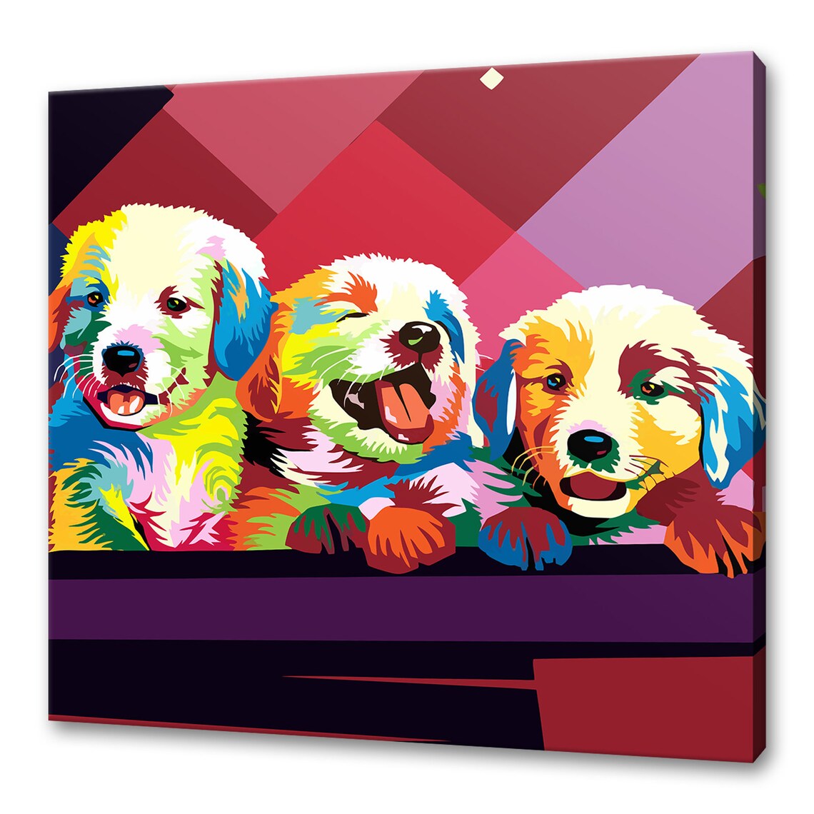 Dog Custom Art Print, Puppy Home Decor Accent
