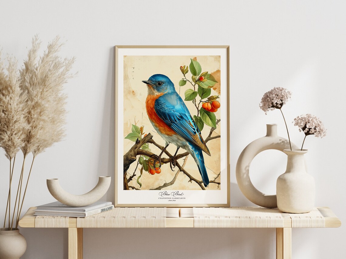 Audubon Style Bird Print, Vintage Nature Poster - Image 8