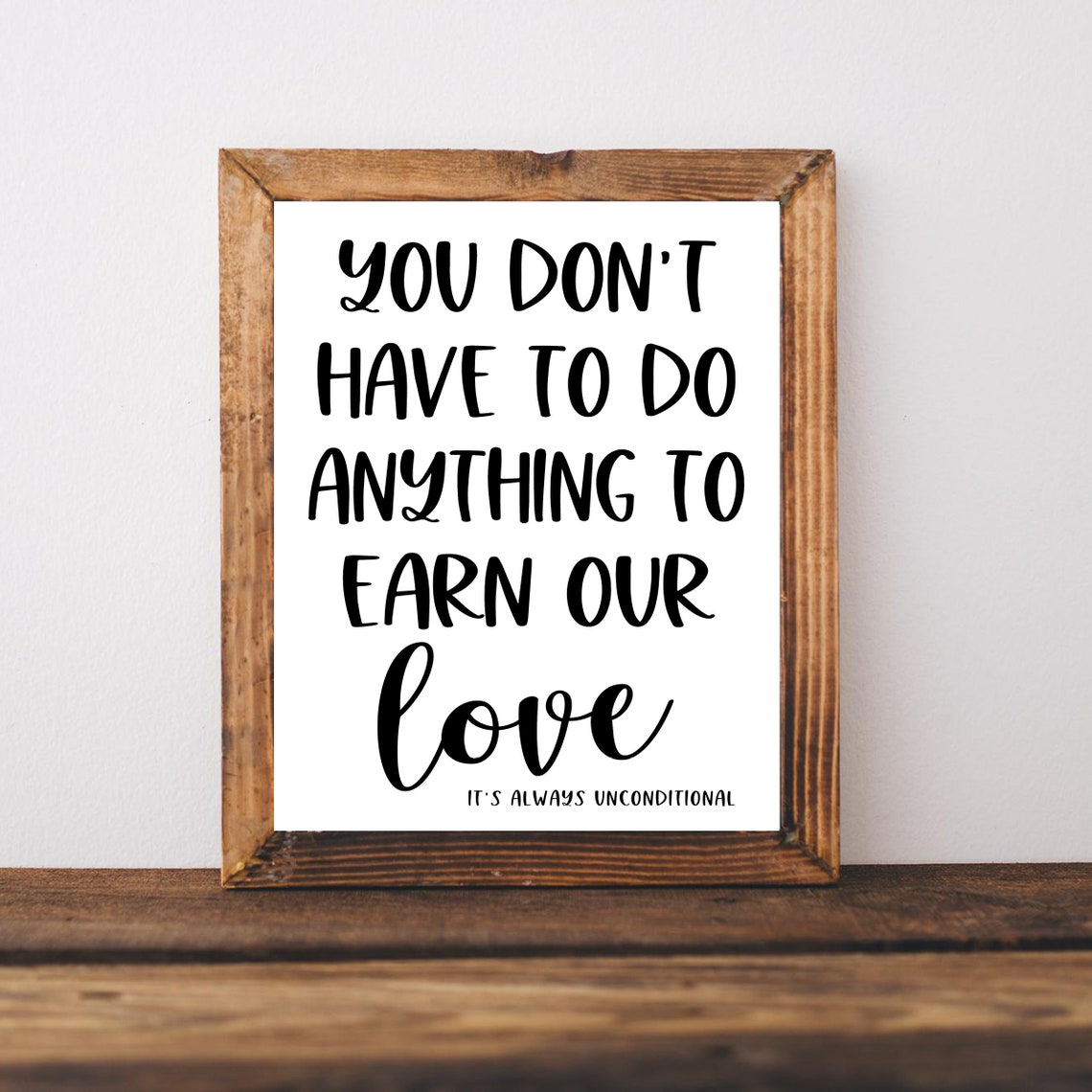 You Are Loved Sign Teenager Bedroom Decor Unconditional Love Wall Art Mothers Artwork Teen Girl Gifts From Parents