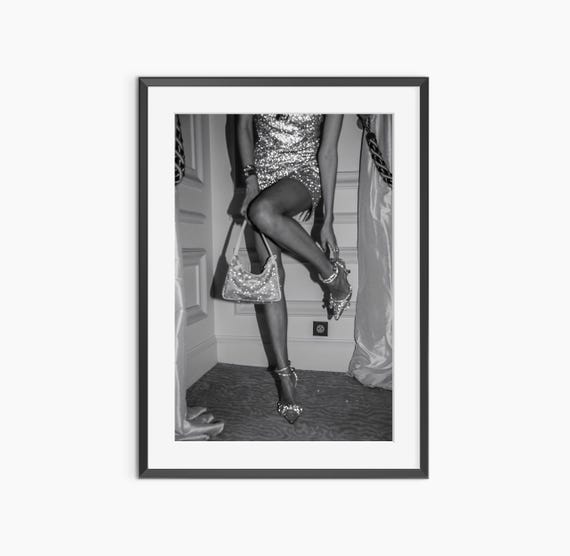 Fashion Print Photography Prints Wall Art Poster Black And White Museum Quality