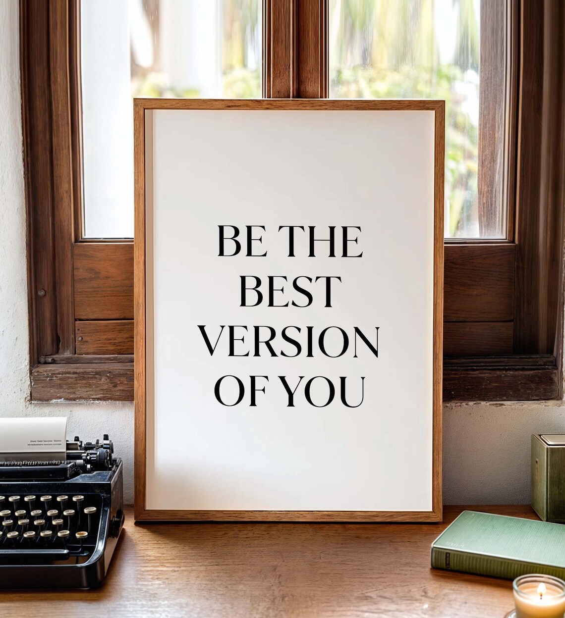 Be The Best Version Of You Inspirational Quotes Motivational Poster Home Decor Office Wall