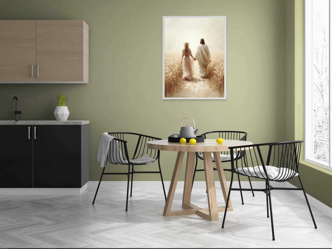 Together With Christ, Jesus With Woman Art Print - Image 3