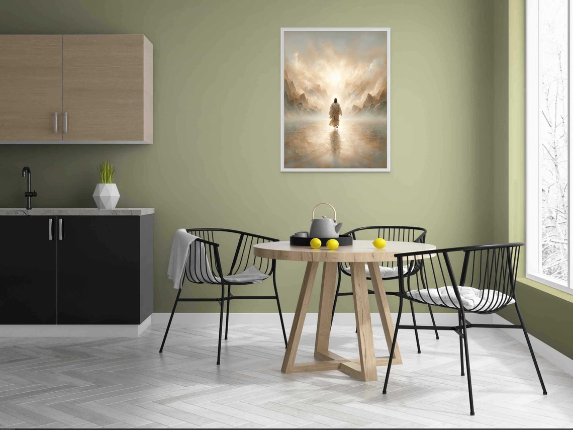 Jesus Walking On Water, Christian Painting - Image 4