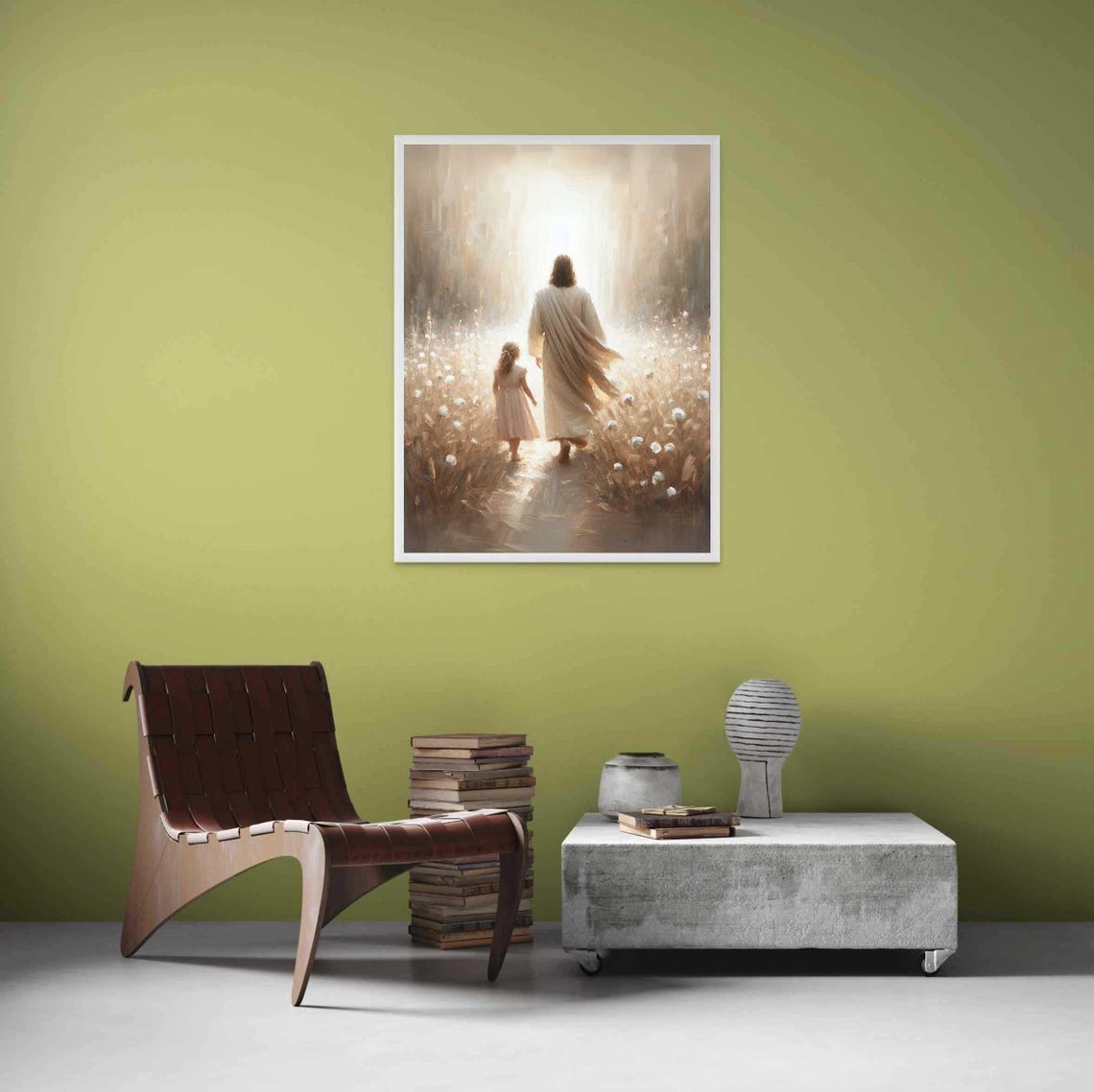 Days With Him Christian Nursery Art Print - Image 4