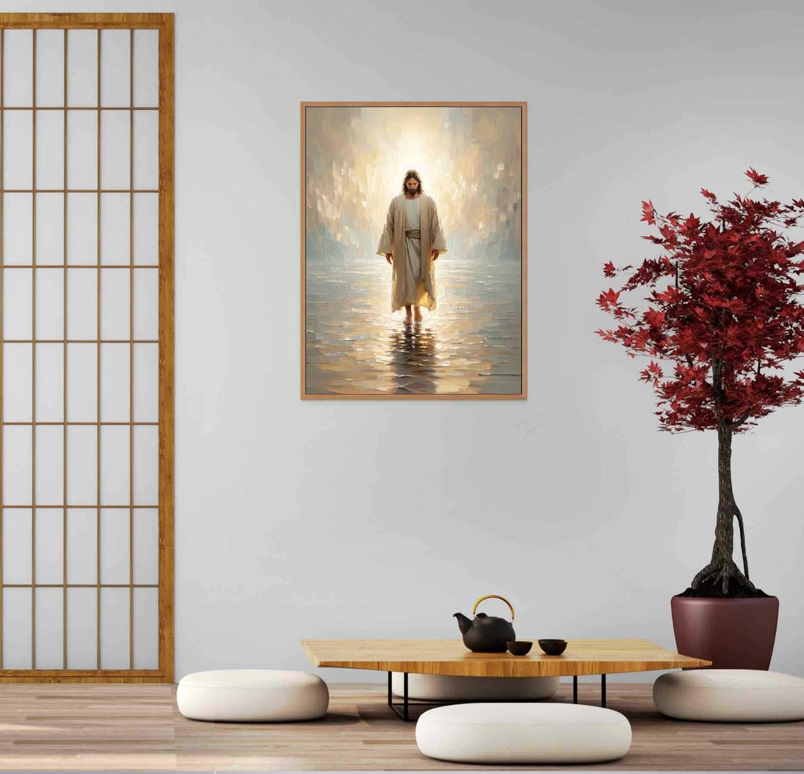 Jesus Walking On Water, Christian Religious Art Print - Image 5