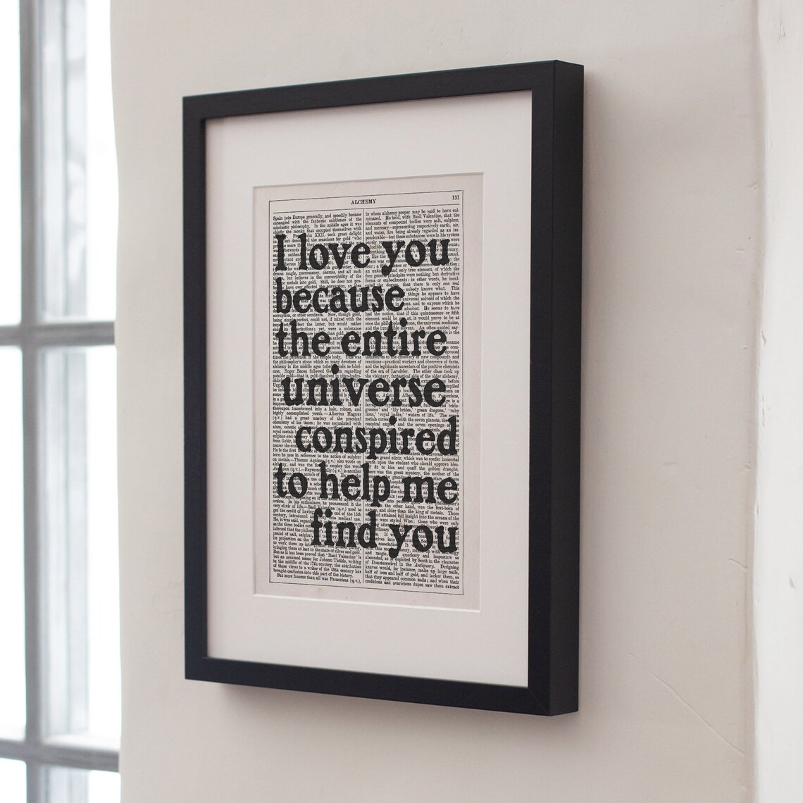 Paulo Coelho The Alchemist Universe Conspired Love Dictionary Art Poster - Image 2
