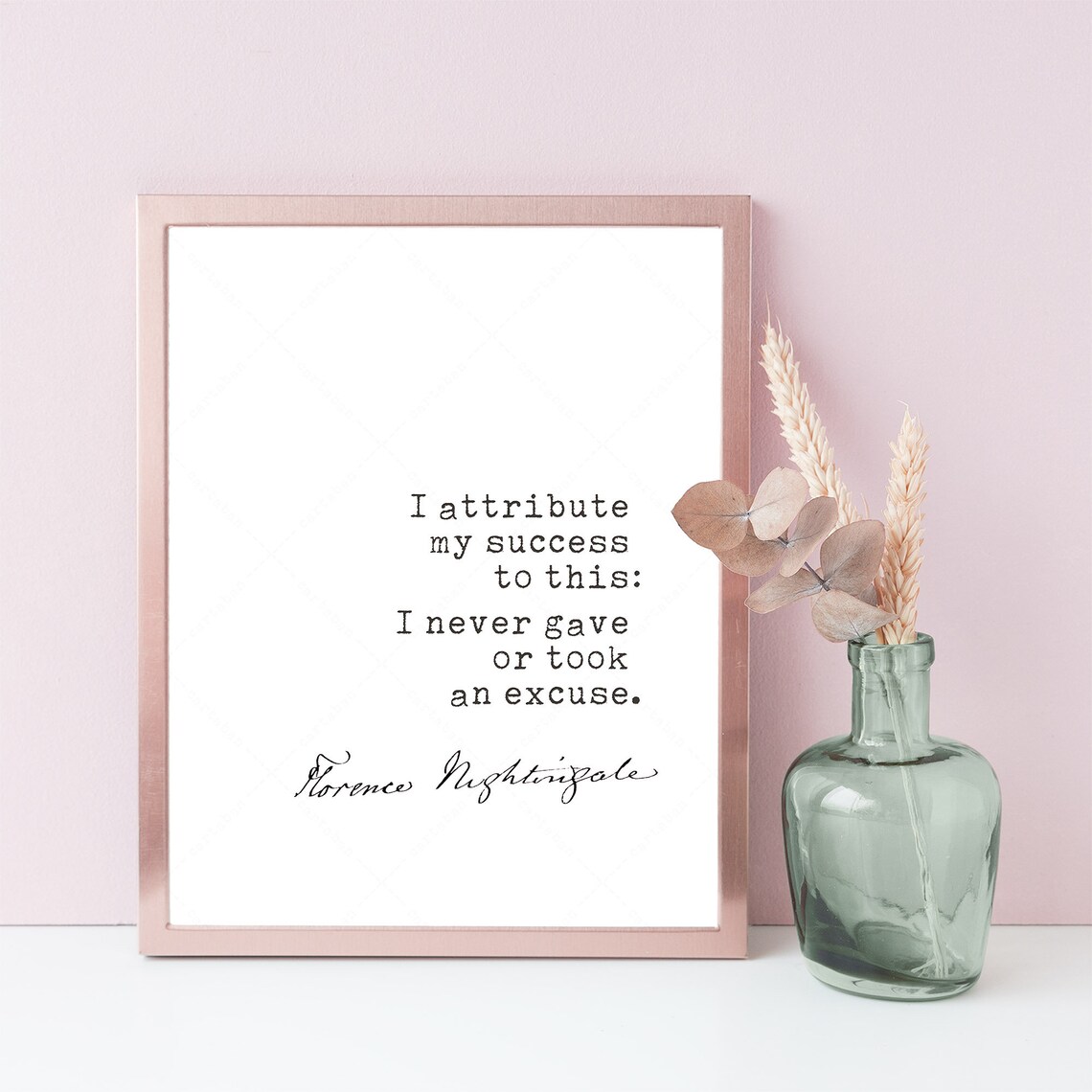 Florence Nightingale Quote, Motivational Success - Image 4