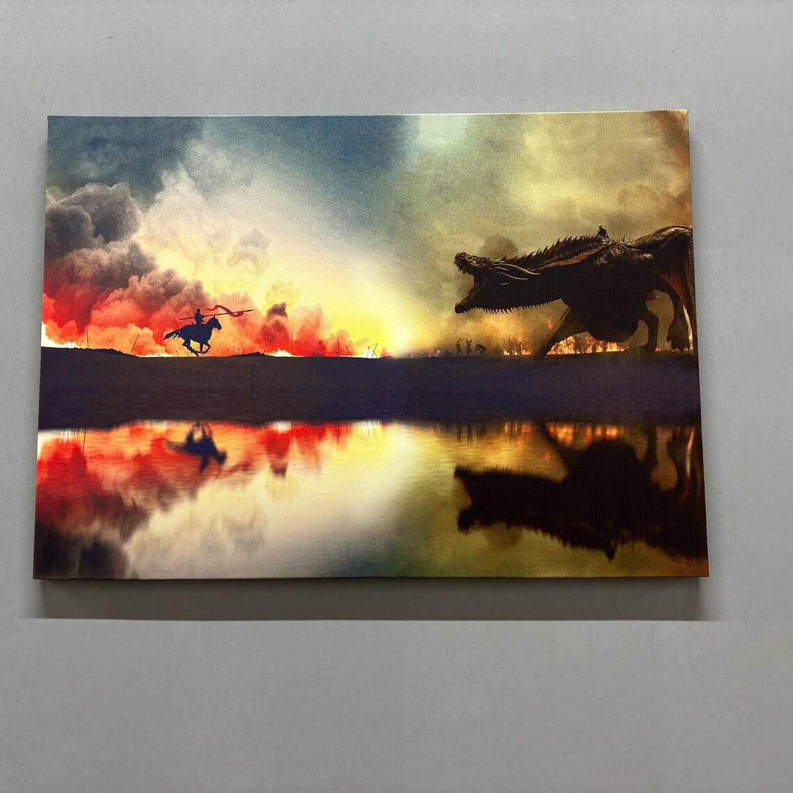 Game Of Throne Dragon War, Minimalist Art Print