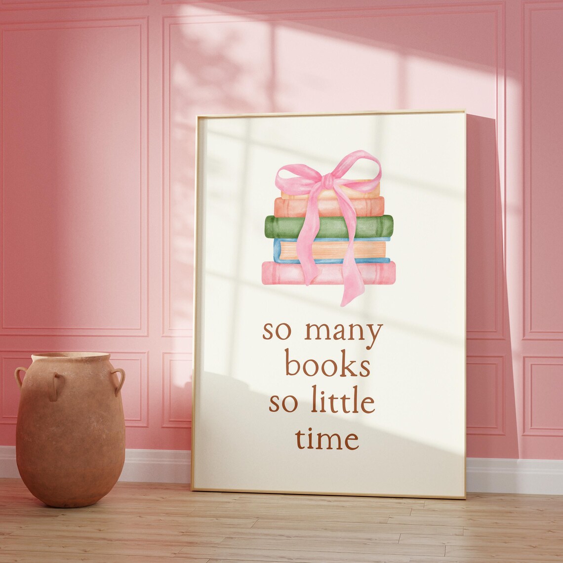 So Many Books, So Little Time - Bookish Poster - Image 3