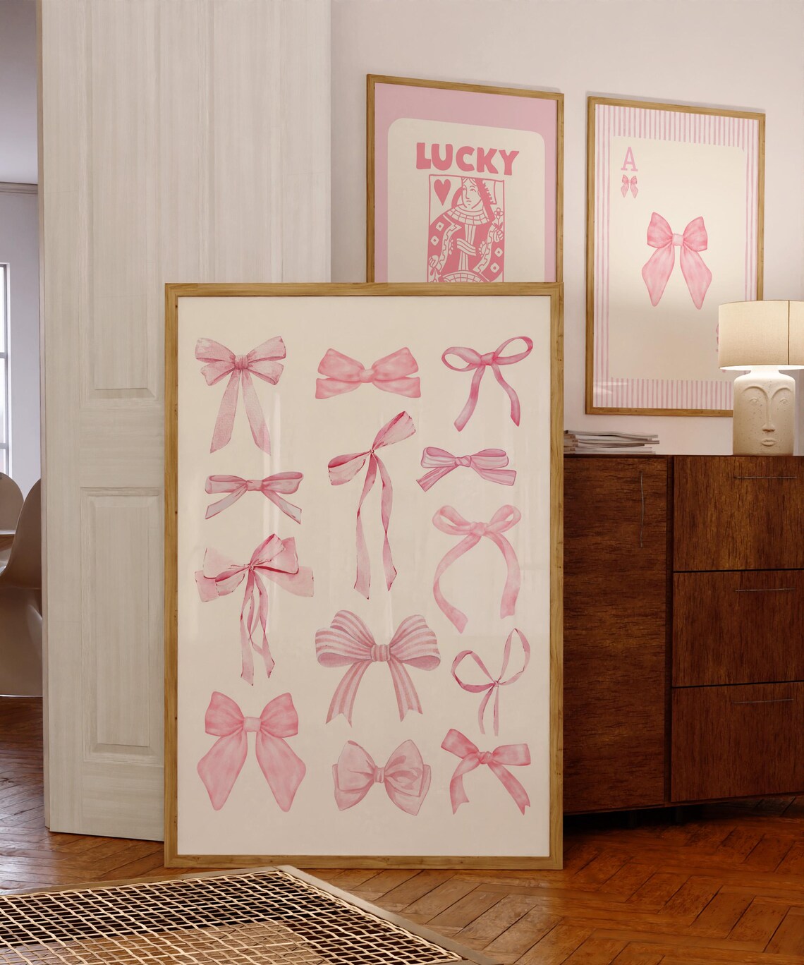 Coquette Bow Poster, Grandmillennial Nursery Decor - Image 4