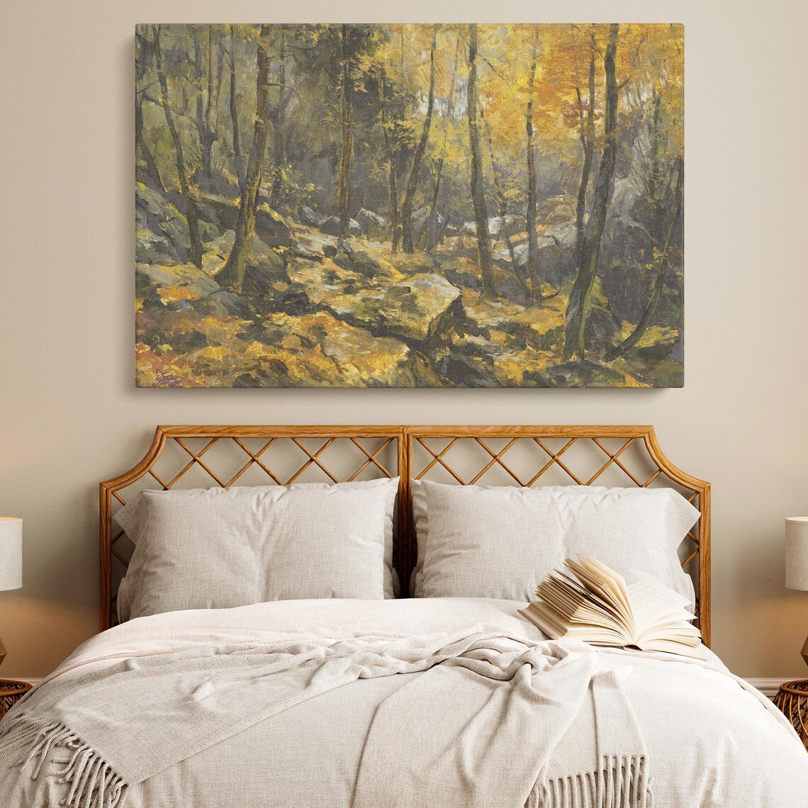 Felsenmeer 1912 Landscape Painting, Wall Art