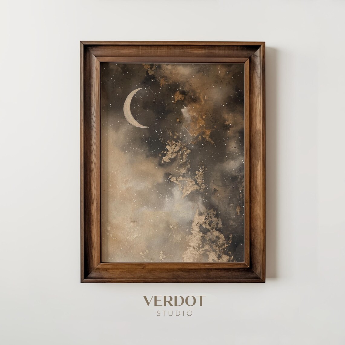 Moon Wall Art Halloween Decor, Dark Academia Print - Image 3