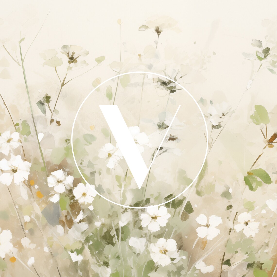 Wildflower Vintage Spring Flowers Art Print - Image 3