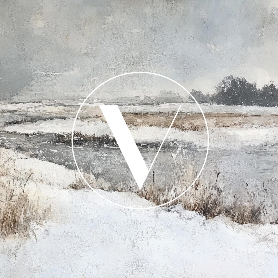 Winter Landscape Frame Tv Art Snowy Country Lake Christmas Holiday Painting Antique Neutral Scenery Screensaver Tv24235 - Image 3