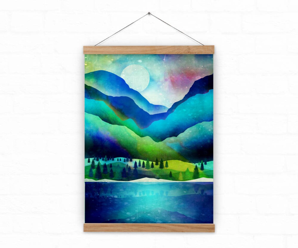 Landscape Print Mountain Print - Image 3