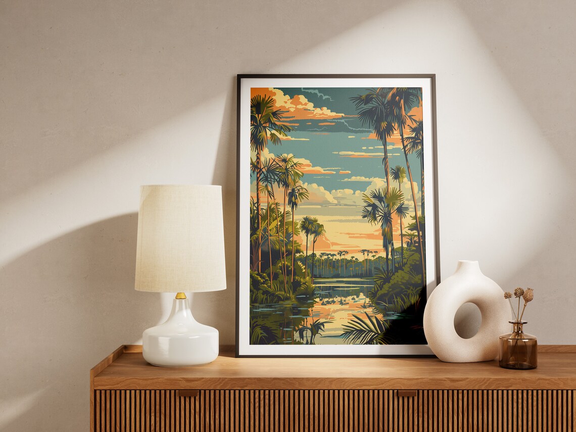 Everglades National Park Vintage Travel Poster Print - Image 2