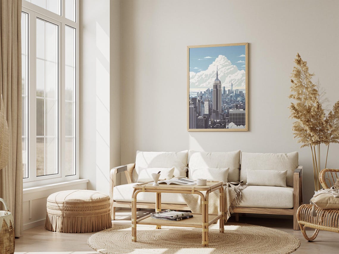 New York City Skyline with the Empire State Building at Day Poster - Image 4