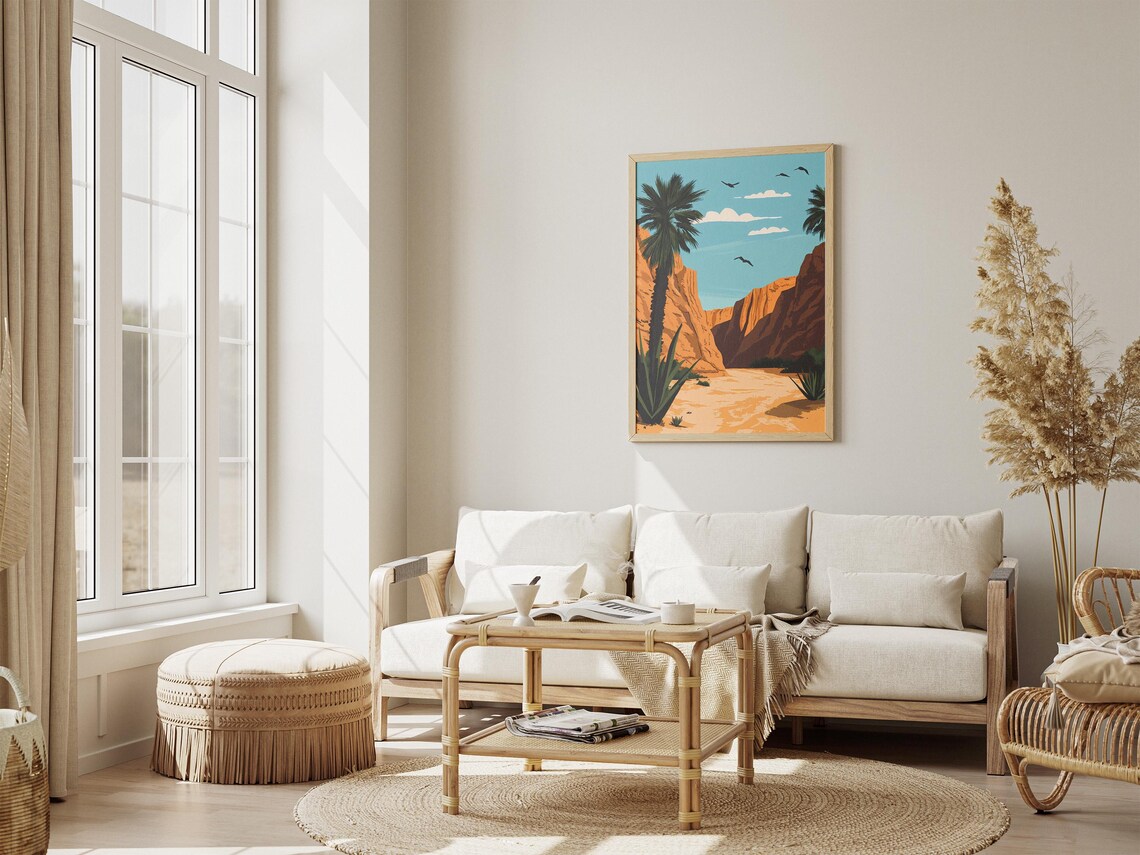 Wadi Alhitan Whale Valley Golden Desert Canyon Palms Egypt Poster - Image 4
