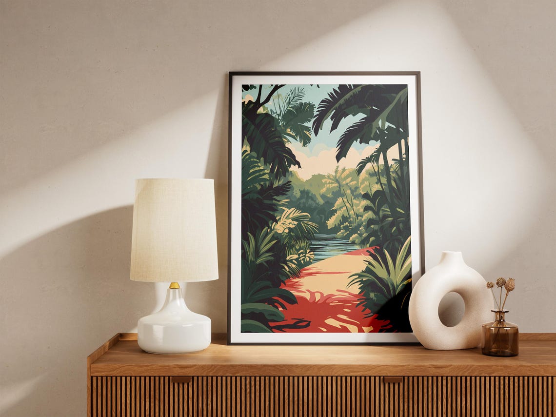 Darien National Park Panama Jungle Path River Canopy Travel Poster - Image 5