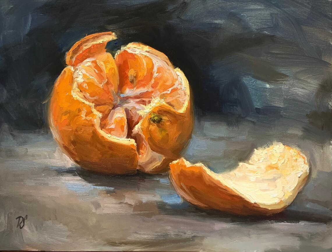Sweet Peels Orange Still Life Art Print