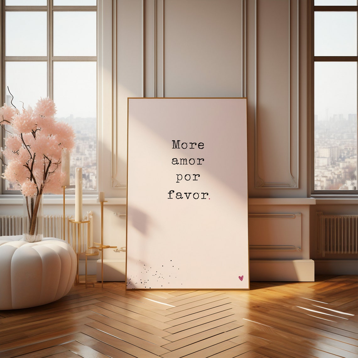 Love Wall Art Above Bed Poster Print - Image 2