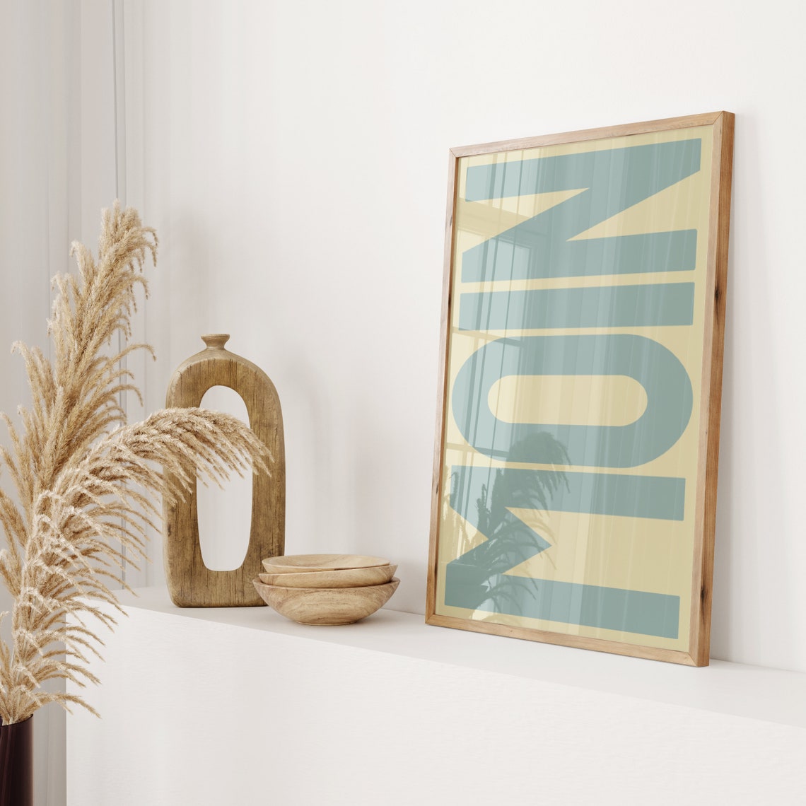 Moin Poster, Hamburg Sylt Typography Art Print