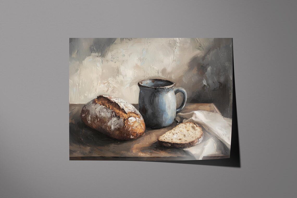 Sourdough Bread Vintage Kitchen Art Print - Image 5