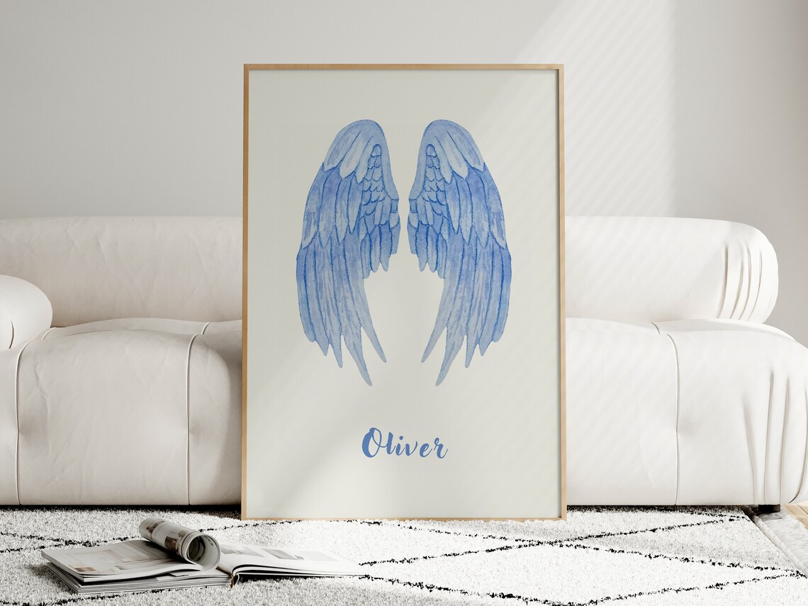 Customizable Nursery Poster, Personalized Baby Name Art Print - Image 3