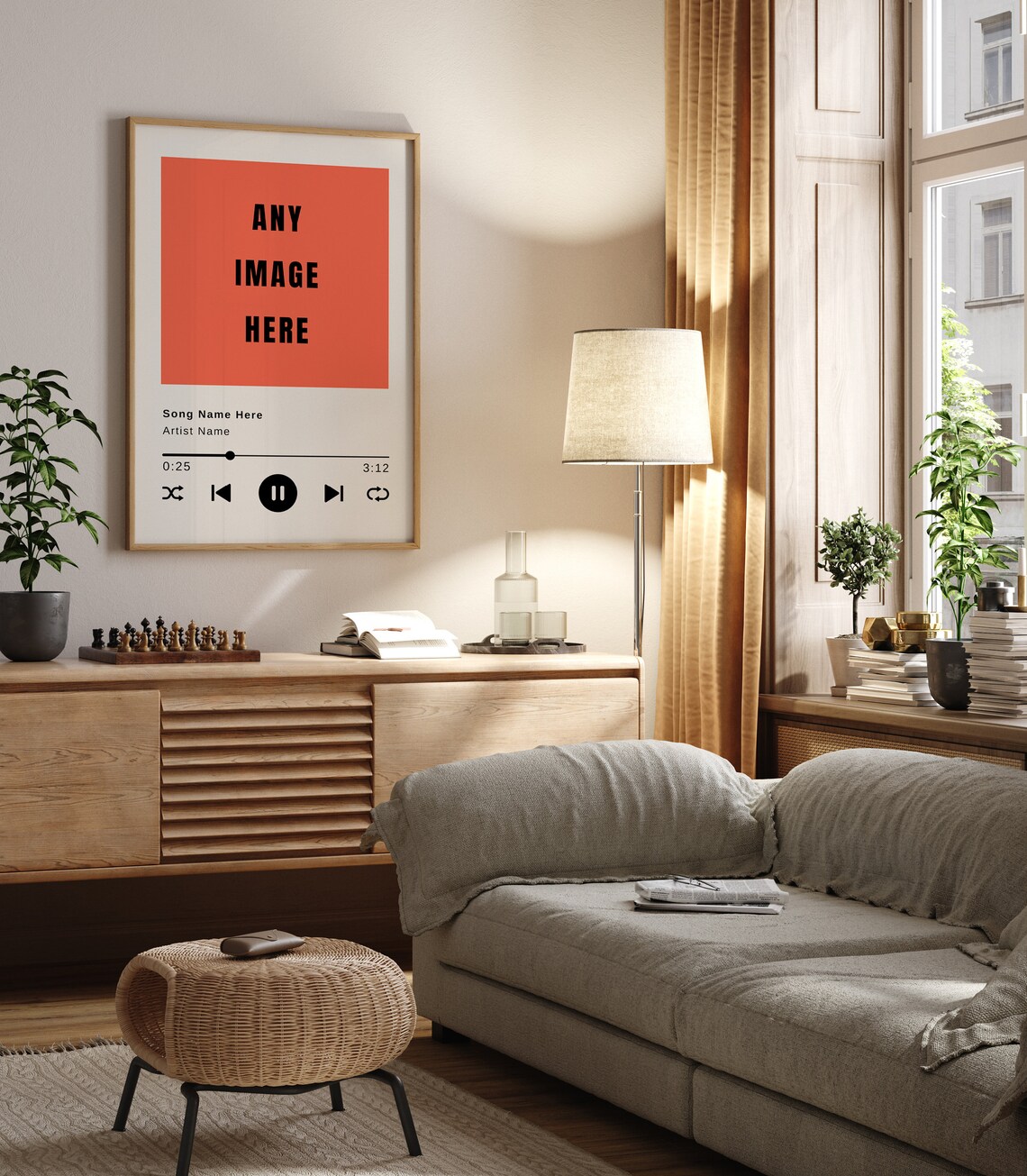 Custom Music Album Poster, Personalized Song Gift - Image 2