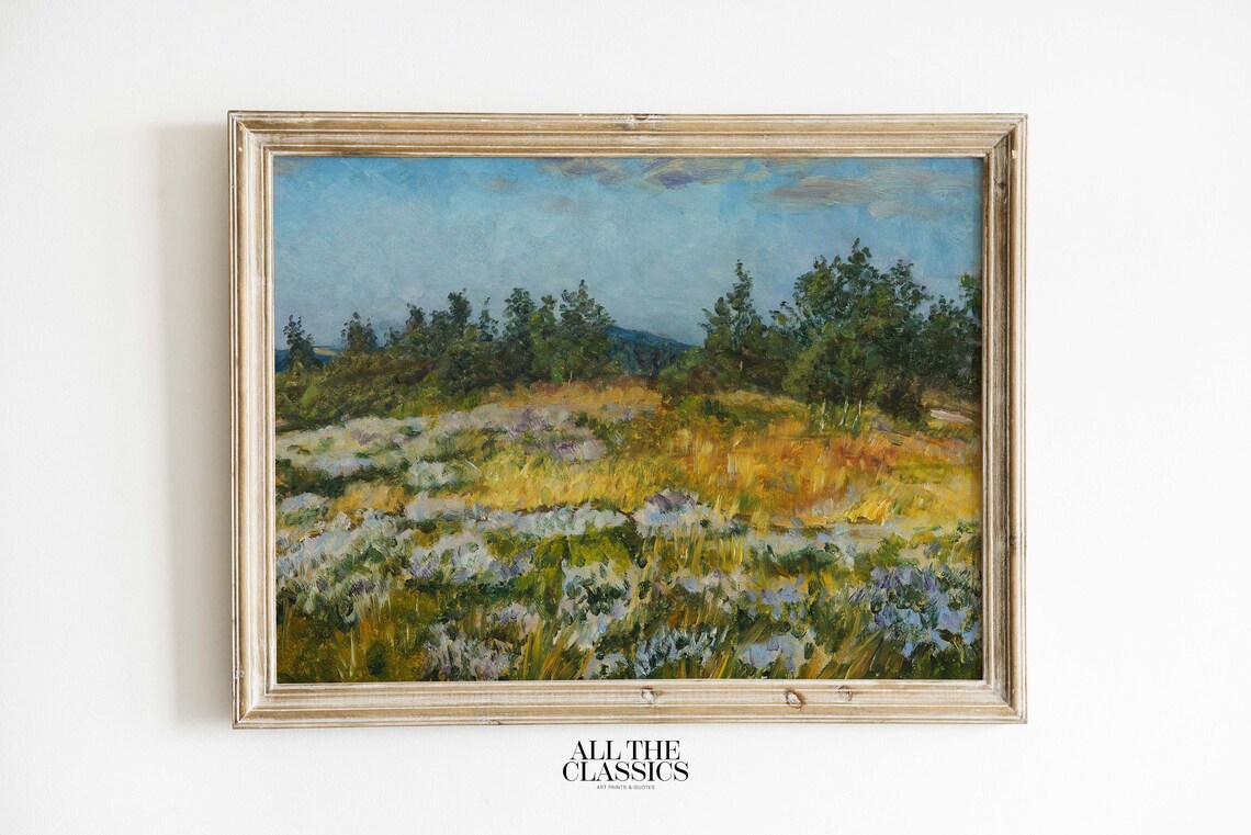 Frantisek Kavan A Little Bit Of Heather Wildflower Meadow Art Poster