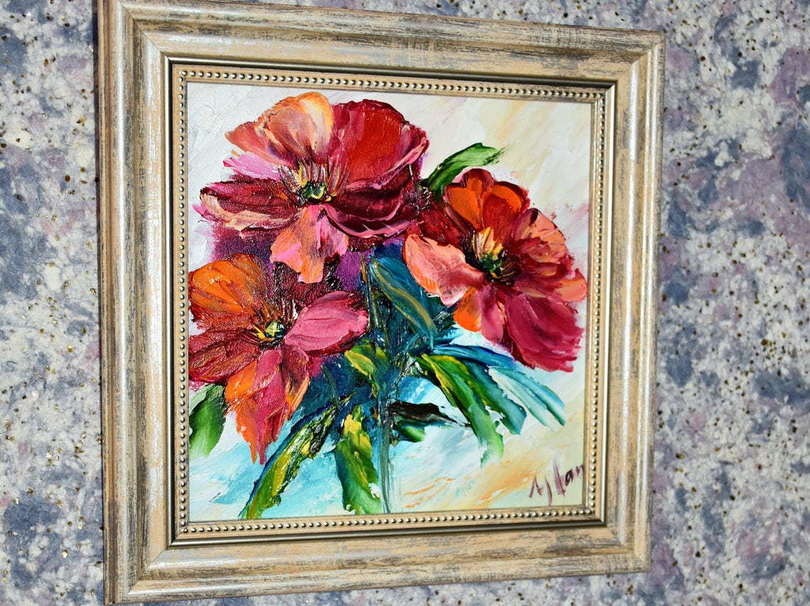 Wildflower Bouquet In Terracotta Vase On Windowsill Art Poster - Image 4